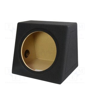 C1230 BLACK Car loudspeaker enclosure; MDF; black; 300mm; Grooving: 322mm w3DORJ2LLUsWp0uQ3SQWRoeDiIEkr3n6W_8pdgv4Ntk
