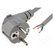 LT322 H05VV-F 3X1.5 3.0M GRY Cable; 3x1.5mm2; CEE 7/7 (E/F) plug angled,cables; PVC; 3m; grey eqXvpQcz3-dmofG3kTEaVRnq5th3in1MostsjRZLiBQ