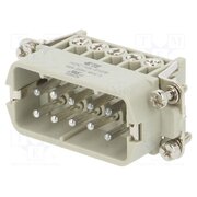 HA-010-M Connector: HDC; contact insert; male; HA; PIN: 10; 16A; 250V; 10+PE _TwAufQJDeWHuOpQy9Q7ZVw6Ccob5mjAxoNvM5jYQ1w