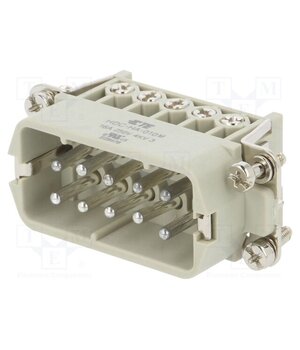 HA-010-M Connector: HDC; contact insert; male; HA; PIN: 10; 16A; 250V; 10+PE _TwAufQJDeWHuOpQy9Q7ZVw6Ccob5mjAxoNvM5jYQ1w