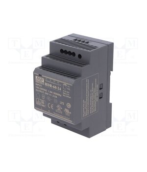 HDR-60-24 Power supply: switching; for DIN rail; 60W; 24VDC; 2.5A; 85÷264VAC or46HgLPjPdxs6T6odr6BtNm6VVOBPQgpKvOyt3lBn4
