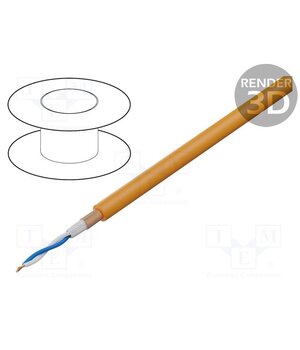 T32 ORANGE Wire: microphone cable; 2x0.22mm2; orange; OFC; -15÷70°C ySLuaWTmMwtlhulKUx5SWuC85CtPhjQx-jeHNSSg490