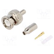 BNC-106 Connector: BNC; plug; male; straight; 50Ω; Ømax: 2.8mm; crimped eJwy8apzEt92gsTAPeQ0qgs9Y3aBPagPMYSwHQlr__Q