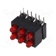 1801.3220 LED; in housing; 2.8mm; No.of diodes: 6; red; 20mA; 60°; 1.2÷4mcd 9qI4nnKRAxwgpY1M3dw_7Ni9jPajsJ0aE6FHrWs-y_g