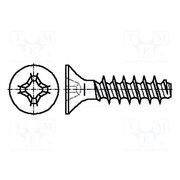 2042592 Screw; for plastic; 2.2x6; Head: countersunk; Phillips; PH1; steel AKqitKrO5eFpnZWazIXl2sChDMmkISZywULZyZ4oYP0