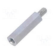 226X25 Screwed spacer sleeve; 25mm; Int.thread: M4; Ext.thread: M4; steel 9lr9Ls35rnHNcADNY9BERnFg_ISH58qxupRmMa74aZA