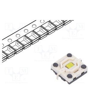 ML4L12WQR Microswitch TACT; SPST-NO; Pos: 2; 0.05A/12VDC; SMT; LED; white UmJIAOiP2kkcdXAmdoxfftqwcE-sT1RwOVkxfujiumw
