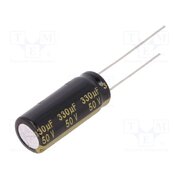 EEUFM1H331L Capacitor: electrolytic; low ESR; THT; 330uF; 50VDC; Ø10x25mm; ±20% Y_3gkBKOMse_vQrn-tZ-nQLs5aOtLTk_Z7Un6Y-LIV8