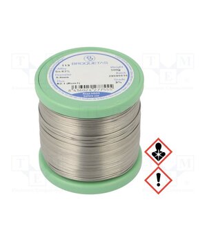 BROFIL 63 B2.1 0.8MM 500G Tin; lead-based; Sn63Pb37; 0.8mm; 500g; reel; 183°C; Flux: SW26 EPLUZWTWlFUv93AnD7XX5p-EuDi5iCtwwSLZI9QO13I
