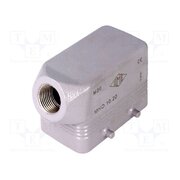 MHO 10.20 Enclosure for connectors: HDC; size 57.27; for cable; angled; M20 e15GVjpKPdrJeeHUH_K5W82xh2KcArwnUfwqUd3rias
