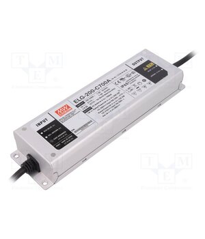 ELG-200-C700A Power supply: switching; LED; 200W; 142÷286VDC; 350÷700mA; IP65 JIFXZhkTzq29kLPx3Ly38gOWbLvfYGnxr5Zeg95tSNY