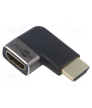 72012 Adapter; HDMI socket,HDMI plug 270° left/right; aluminium G4-RnDRRi3GlJk9Yies7RCjWITg9lYcImAlvsU3urYs
