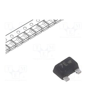 DTA113EM3T5G Transistor: PNP; bipolar; BRT; 50V; 0.1A; 0.26W; SOT723; R1: 1kΩ 5JEM2ZqF8-kK-jnBOEA49Hda7rwa6YnODIu4X0QALOY