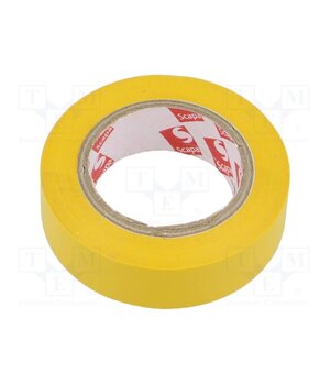 SCAPA-2702-15X10 Tape: electrical insulating; W: 15mm; L: 10m; Thk: 0.13mm; yellow Lob-BYGqXCpgkWZTDMEashiGWS4Ll-d-xr9MN5jGTDg