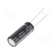 UHE1J221MPD1TD Capacitor: electrolytic; low ESR; THT; 220uF; 63VDC; Ø10x25mm; ±20% AlkOf07B0TVHq2K4rpey-rs96V-DzCcFeav8PK_tsbE