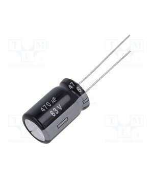 ECA1JHG471 Capacitor: electrolytic; THT; 470uF; 63VDC; Ø12.5x20mm; Pitch: 5mm 0aQ1L8z91pNH6a850Lo3d-dypB8-3DxNrS5i5yHXwZU