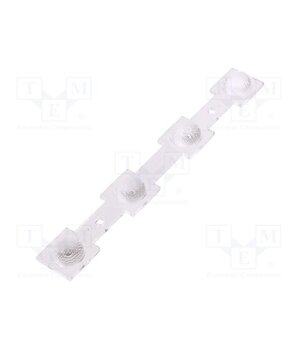 C16588_DAISY-4X1-W LED lens; rectangular; transparent; 50° xzXno9iWD82s7lVG-HO0j7dAaOdI6RCcYML3e3yvcz0