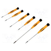 KITS Kit: screwdrivers; precision; slot; 6pcs. ZzC15fiGbSaZg8u5RjbuKboOFvFU0q_YBgOmviFPWmY