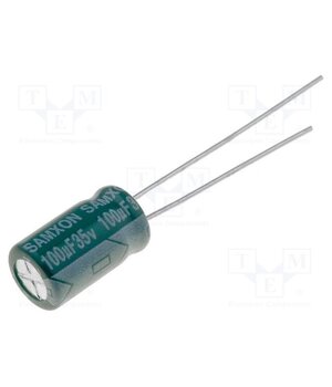 EGF107M1VE11RRSHP Capacitor: electrolytic; low ESR; THT; 100uF; 35VDC; Ø6.3x11mm ynnD60QDsMopdSe82GZHehrLJMVyW-y9QbGhbI6Oa38