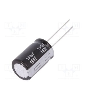 EEUEB2C101 Capacitor: electrolytic; THT; 100uF; 160VDC; Ø16x25mm; Pitch: 7.5mm YOxAHgEOZtPDkssUS1pmxmnIUOfZ9fKggz-hgCuvRKs
