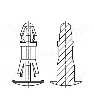 8G820V41827 Assembly stud; polyamide 66; L: 12mm; latch/latch; natural; 8G820 uCKCIuSs5iXwP4MouIp9ECHOkaiAYgdM_Zwu_lazfqQ