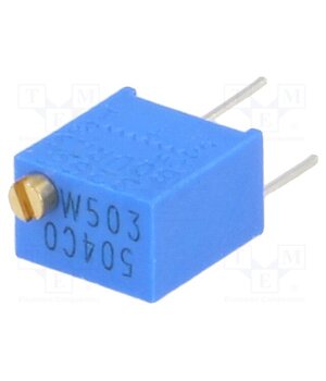 3266W-1-503LF Potentiometer: mounting; multiturn; 50kΩ; 250mW; ±10%; linear; THT ks5lQIu0g4dYkFDUVpZBJ1KyMGhXkLIW3lkwSTnuHBg