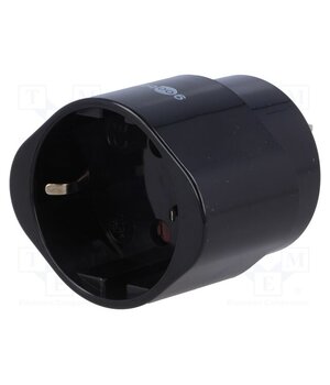 45354 Adapter; Plug: with earthing; Colour: black IOPVEDZVI9jvVxpBBM2KX-U9hvtK1tmnjlRmFqrhxmw