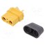 XT90I-F Connector: DC supply; plug; female; XT90; 40A; 500V; PIN: 4; straight MAlu9r0HJcmetRkjPyxXq2j3UIJv6Q5h-cLUp8te7uA