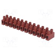 BM 94GFCS Connector: terminal block; 400V; with wire protector; brown; 6mm2 ZlpLVaciALkiNZEEzfFPH0ktIcTIwiX9MVgbVZfxVLE