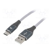 CC-USB2B-AMCM-1M-WB2 Cable; USB 2.0; USB A plug,USB C plug; gold-plated; 1m; grey w1AjSdqClg89W569OJbUxARISkFNNBkUbjetyuK0cuI