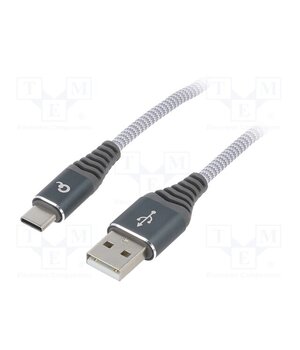 CC-USB2B-AMCM-1M-WB2 Cable; USB 2.0; USB A plug,USB C plug; gold-plated; 1m; grey w1AjSdqClg89W569OJbUxARISkFNNBkUbjetyuK0cuI
