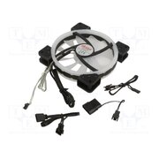 AK-FN103 Fan: DC; axial; 12VDC; 140x140x25mm; 21.2dBA; ball; 1200rpm; 1pcs. wchCZ1dp_YdNfOpgvZrexFkX9ClQTAxRz3HBvqXuexc