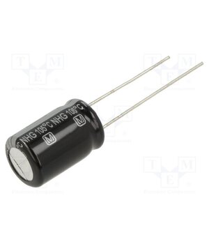 ECA1JHG221 Capacitor: electrolytic; THT; 220uF; 63VDC; Ø10x16mm; Pitch: 5mm 5urcgbTc8EBk0W3wi7K1JeksiUejW44bxq4eqdMuX8c