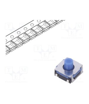 SKRAAQE010 Microswitch TACT; SPST; Pos: 2; 0.05A/12VDC; SMT; 3.4N; 5.1mm; SKRA 8DCfa5QaQpHNcFP8LQ7SXlb2pRBP424Jq5Dg42GAyzU