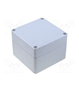 RJ22 Enclosure: multipurpose; X: 120mm; Y: 122mm; Z: 91mm; ALUEIN-RJ; grey vpBJ0vv3PR832FYdR8ePLQ01Oju4j1xnVaXPPFCYwbE