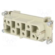 09310062701 Connector: HDC; contact insert; female; 35A; 690V; Han® HsB; PIN: 6 kPOItU6r5i0YUXK7lb8ZaYrXy6FFRu1q1hktn6y78ik