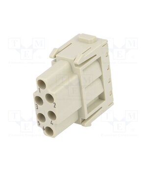 09140063101 Connector: HDC; module; female; 16A; 500V; Han-Modular®; PIN: 6 sI29jCsouWI3gGXuZlOMmxJMerzw_LzkKySfxQdnlgQ