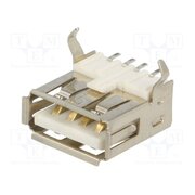 920 Connector: USB A; socket; on PCBs; SMT; PIN: 4; horizontal; USB 2.0 foZhOvP3xF4thCCicIFpKxSjh-SlGYsMZzS_tCPYH3A
