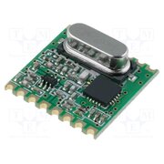 RFM22B-433S1 Module: RF; FM transceiver; FSK; 433.92MHz; SPI; -121dBm; 20dBm; SMD 9smUr4d_oWgPM9zDKg4o_2pOhlG39_ugl5nM5frdRww