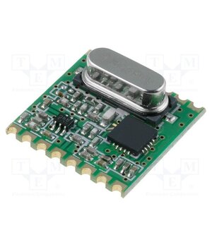 RFM22B-433S1 Module: RF; FM transceiver; FSK; 433.92MHz; SPI; -121dBm; 20dBm; SMD 9smUr4d_oWgPM9zDKg4o_2pOhlG39_ugl5nM5frdRww