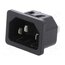 6100.4220 Connector: AC supply; socket; male; 10A; 250VAC; C14 (E); 6100-4 Du2gAiyBVSWZDPiGRgn8K4E4BhIT6RJ9QGkHDB8NJg8