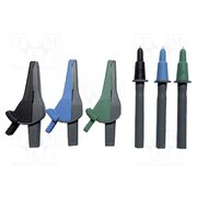 FTF000370014 Test leads; black,blue,green; test probes x3,aligator clip x3 gn_xd66df75rmYoJKDzIr6lyd9vjPNUfJyvmj2bMNYk