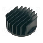 ICKLEDR32X14 Heatsink; LED; Ø: 32mm; H: 14mm; 15.71K/W; black YPoFHRK2Isfpz8lJEU8a8XTSQcqdE0kQvWjZTCHm96E