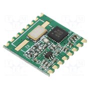 RFM22B-915S2 Module: RF; FM transceiver; FSK; 915MHz; SPI; -121dBm; 1.8÷3.6VDC NoA5fgbVFJNpmufzsx2yw0somxMFfSXJ4ArSfClc1Fk