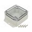 ZP90.90.45SUJP TM PC Enclosure: multipurpose; X: 90mm; Y: 90mm; Z: 45mm; ZP; polycarbonate aEHD6NPlm31RkpCvZMi45dRyLtbYlosjBoxGMygN0Uw