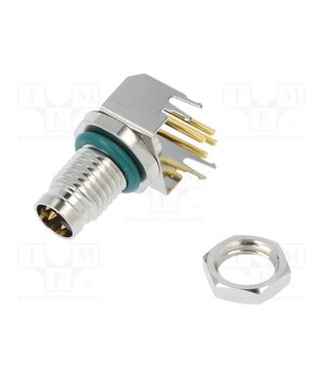 M8AS-04PMMR-SF8001 Connector: M8; male; PIN: 4; 4A; 30V; IP68; angled 90°; on PCBs 9xHUJCooYmHChvRNMAH5ihUcbulRTCMOW0kew6zYFXk