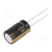 EEUFM1H471 Capacitor: electrolytic; low ESR; THT; 470uF; 50VDC; Ø12.5x20mm XveoJcc50IiLlC19NMtn0uqgLb1v81Zk_bOfbEMuuTc
