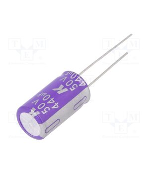 A759MX447M1HAAE028 Capacitor: polymer; low ESR; 440uF; 50VDC; THT; ESR: 28mΩ; A759; ±20% rMBd3pgY0sNjqU76557U018FF_YtQwozZMcHyBl0kdY