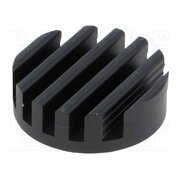 ICKLEDR33X10 Heatsink; LED; Ø: 33mm; H: 10mm; 17.6K/W; black VCfdOUCJUvZZoNlw8blaWwlnot-tYxmxSSoHy7gcck0
