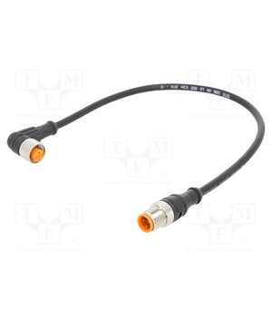 1210 1206 04 L2 002 0,3M Cable: for sensors; M12; PIN: 4; 0.3m; plug; 30VDC; 4A; 1200; PVC; IP67 oSJDStee9OzglGxRPSLhY-WCabBTyftYDZeSPxGDYDw